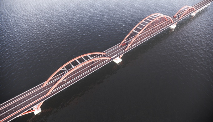 Cầu Thượng Cát bắc qua sông Hồng nối quận Bắc Từ Liêm và huyện Đông Anh với 8 làn xe, thời gian thực hiện dự kiến từ năm 2023 - 2027.
