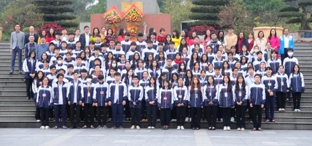 Đoàn học sinh Nghệ An tham dự kỳ thi chọn HSG quốc gia năm học 2022-2023