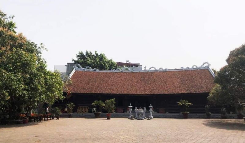 Hình ảnh ngôi đình cổ Hàng Kênh tại số 55, Nguyễn Công Trứ, phường Dư Hàng Kênh, Lê Chân, Hải Phòng