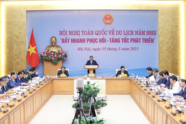 Thủ tướng nêu rõ 3 phương châm phát triển du lịch - Ảnh: VGP/Nhật Bắc