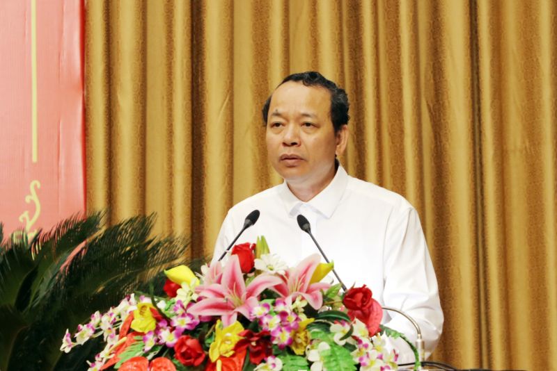 Phó Bí thư Thường trực Tỉnh ủy, Chủ tịch HĐND tỉnh Nguyễn Quốc Chung quán triệt Nghị quyết số 87/NQ-TU
