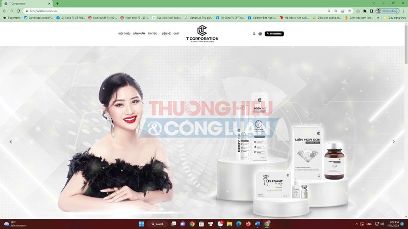Nhiều sản phẩm mang thương hiệu T-Corporation đang quảng cáo như thuốc chữa bệnh