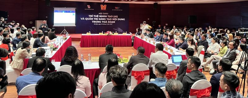 Hội thảo Trí tuệ nhân tạo (AI) và Quản trị sáng tạo nội dung trong toà soạn