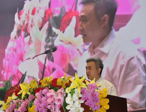 Ông Đặng Minh Thông, Phó Chủ tịch UBND tỉnh Bà Rịa – Vũng Tàu phát biểu tại Hội nghị