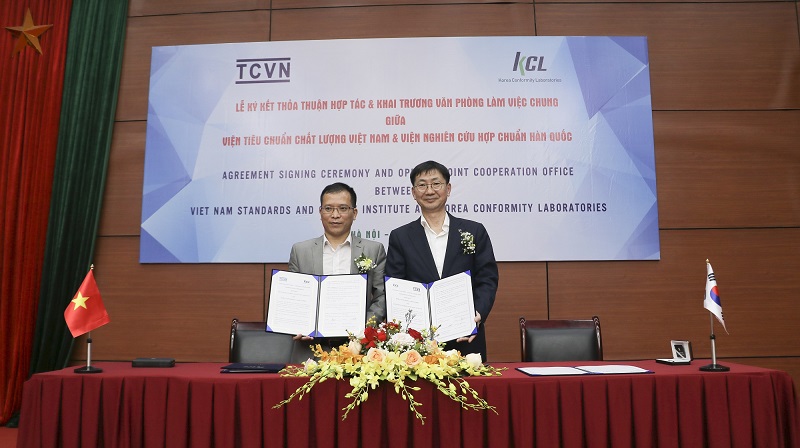 Lễ ký kết thỏa thuận hợp tác giữa VSQI và KCL