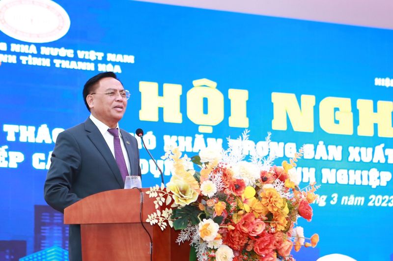 Ông Cao Tiến Đoan Chủ tịch Hiệp hội Doanh nghiệp tỉnh Thanh Hóa