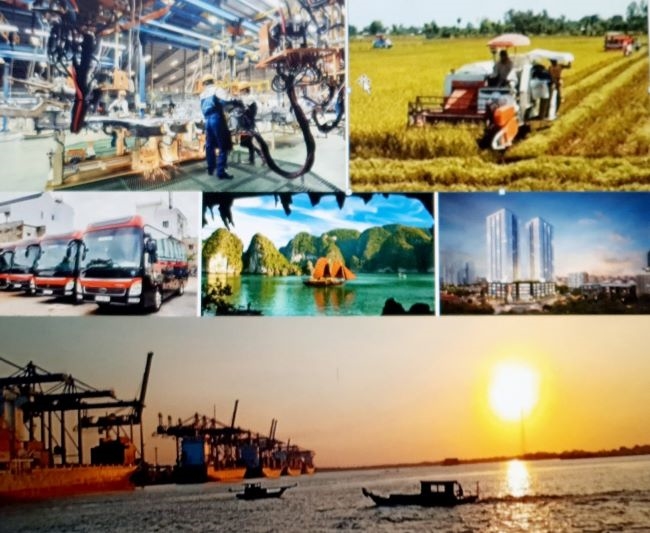Tăng trưởng kinh tế của Việt Nam được dự báo sẽ hạ còn 6,3% trong năm 2023. Ảnh internet