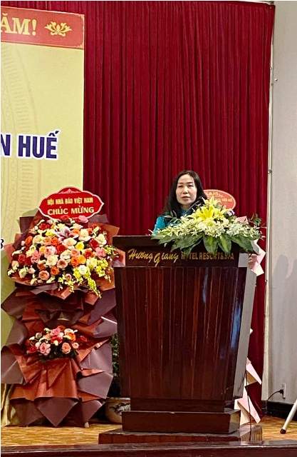 Nhà báo Nguyễn Thị Phương Nam- Giám đốc Đài TRT được bầu làm Chủ tịch HNB Thừa Thiên Huế nhiệm kỳ 2022- 2025