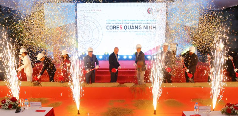 Dự án Core5 Quảng Ninh là dự án nhà xưởng xây sẵn thứ hai được triển khai tại KCN Bắc Tiền Phong