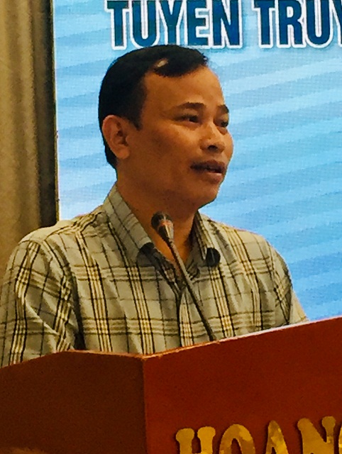 Ông Nguyễn Đình Kha phát biểu khai mạc Hội thảo.