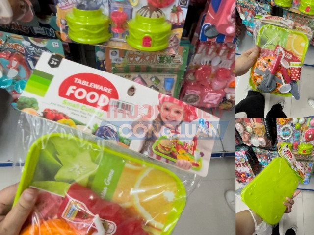 Một sản phẩm là đồ chơi dành cho trẻ em được bày bán nhưng không hề có tem nhãn phụ tiếng Việt khiến người tiêu dùng cảm thấy lo lắng về chất lượng sản phẩm. Liệu đối tượng của sản phẩm là trẻ nhỏ, có ảnh hưởng tới sức khỏe nếu sử dụng chúng?