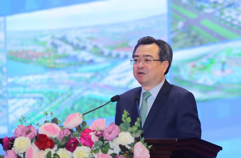 Bộ trưởng Bộ Xây dựng Nguyễn Thanh Nghị phát biểu chỉ đạo hội nghị