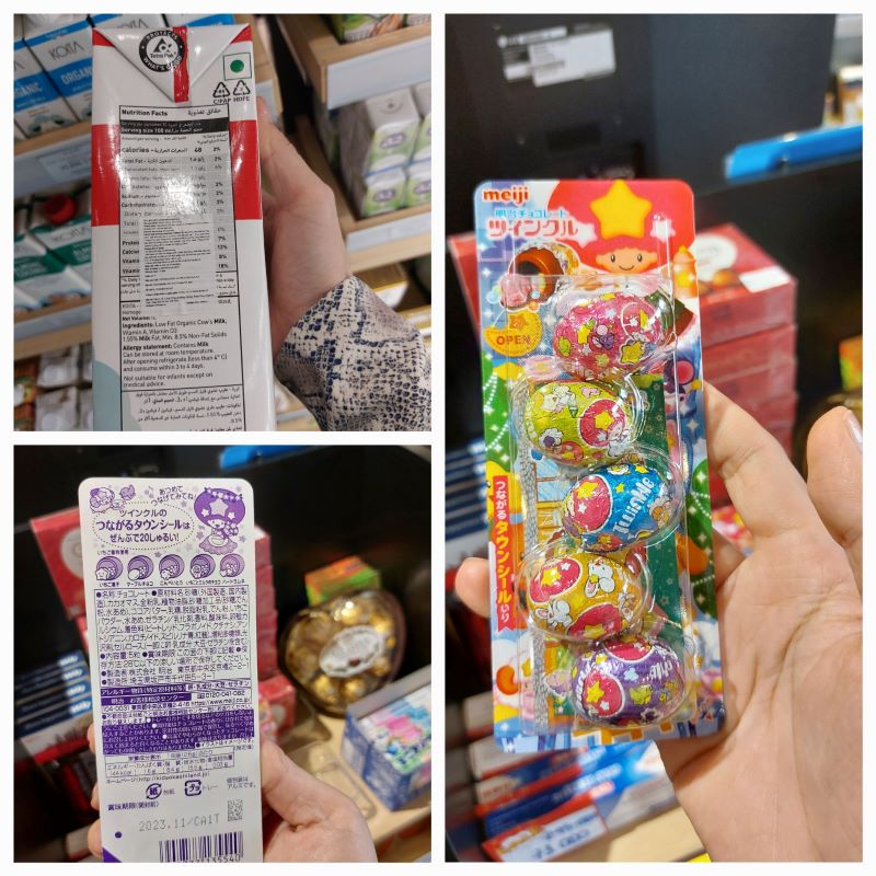 Các sản phẩm 100% chữ nước ngoài nhưng không có tem nhãn phụ tiếng Việt được bày bán tại Hệ thống siêu thị nhập khẩu JJ Mart