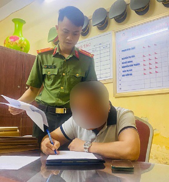 Công an huyện Thanh Hà đã ra Quyết định xử phạt vi phạm hành chính bằng hình thức phạt tiền 5 triệu đồng đối với C.Đ.K