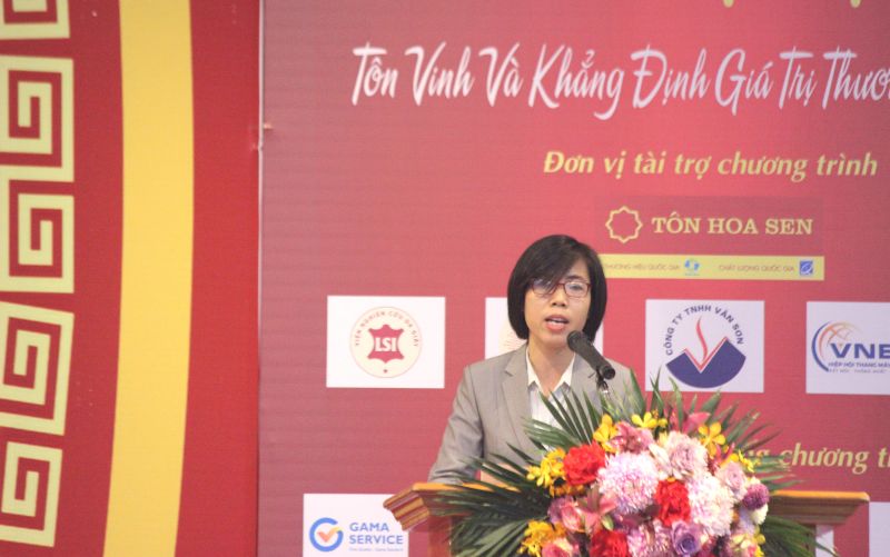 Phó trưởng Ban phát triển hội viên Hiệp hội VATAP, Tổng giám đốc Công ty quốc tế Trà Thiên Thảo, Nguyễn Hà Thu