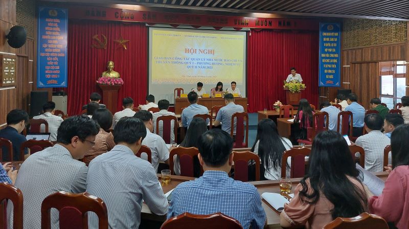 Bắc Ninh tổ chức Hội nghị giao ban công tác quản lý báo chí và truyền thông quý I