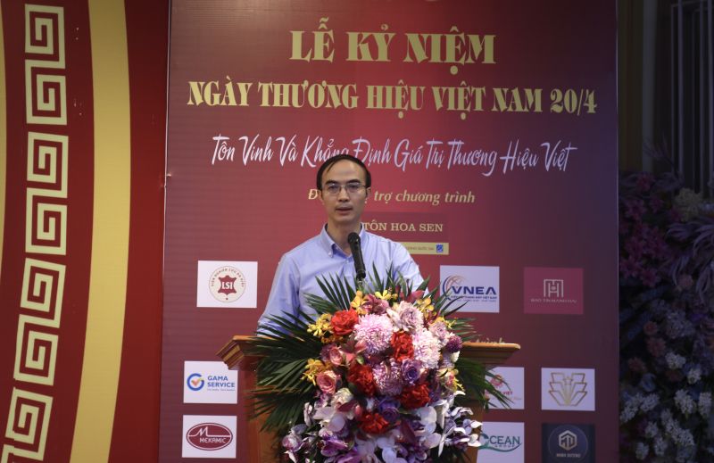 Đại diện Uỷ ban Cạnh tranh Quốc gia-Hồ Tùng Bách phát biểu tại buổi lễ kỷ niệm
