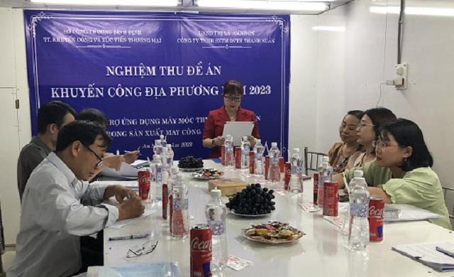 Quang cảnh Lễ nghiệm thu.