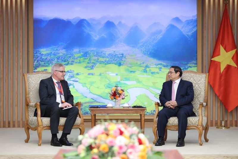 Thủ tướng Phạm Minh Chính mong muốn Thụy Sĩ tiếp tục các dự án ODA liên quan nông nghiệp, nông thôn, nông dân cho Việt Nam, nhất là ở vùng Đồng bằng sông Cửu Long