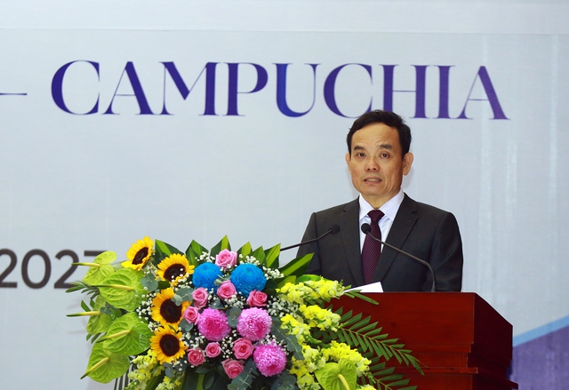 Phó Thủ tướng Trần Lưu Quang phát biểu tại Hội nghị - Ảnh: VGP/Hải Minh