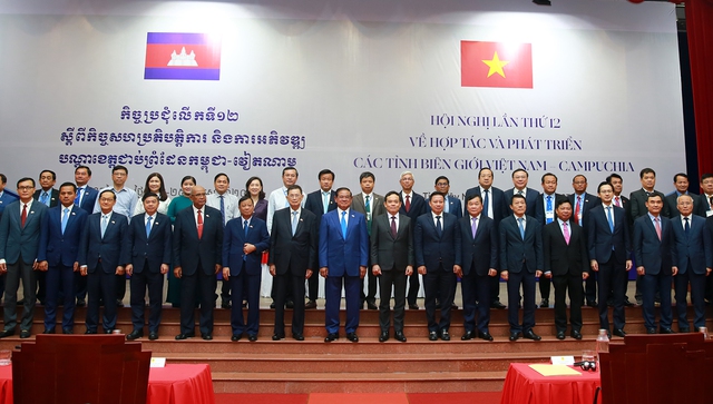Các đại biểu hai nước tham dự Hội nghị - Ảnh: VGP/Hải Minh