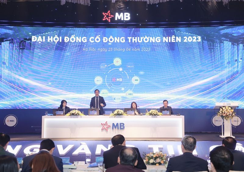 Đại hội đồng cổ đông thường niên năm 2023: MB đặt mục tiêu lợi nhuận hơn 26.000 tỷ đồng, có kế hoạch tăng mạnh vốn điều lệ