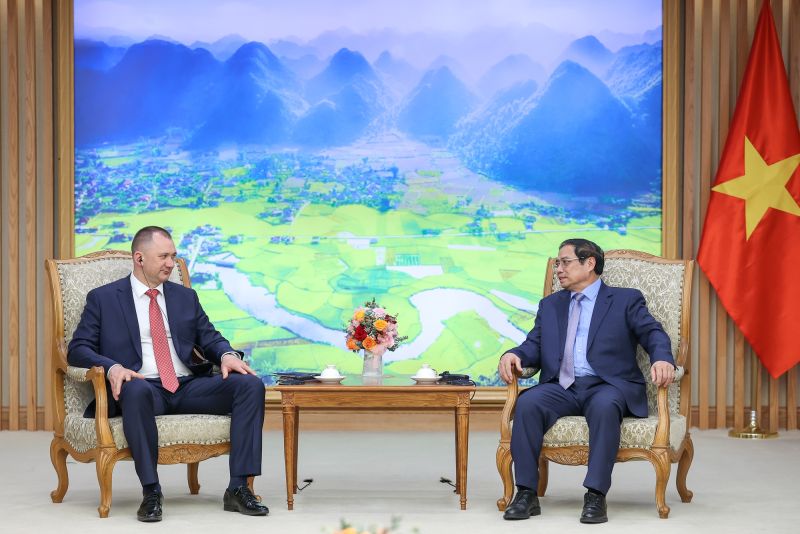 Thủ tướng Phạm Minh Chính đề nghị hai bên tiếp tục tăng cường hợp tác kinh tế - thương mại