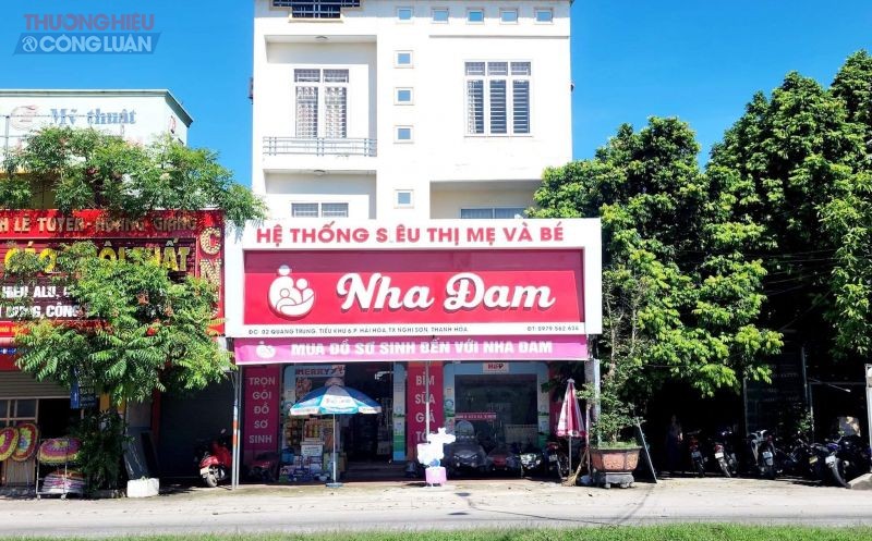 Cơ sở kinh doanh nằm trong chuỗi shop mẹ và bé Nha Đam