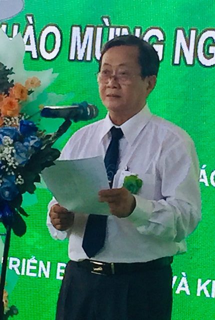 KTS Đ&agrave;o Qu&yacute; Ti&ecirc;u ph&aacute;t biểu tại Lễ kỷ niệm.