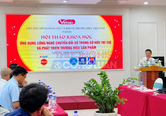 Ông Nguyễn Đăng Sinh – Chủ tịch VATAP phát biểu tại Hội thảo