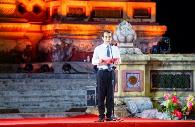 Ông Võ Lê Nhật- Chủ tịch UBND TP Huế phát biểu khai mạc