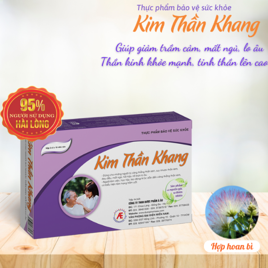 Kim Thần Khang - Giải pháp thảo dược từ hợp hoan bì cho người bệnh mất ngủ kéo dài