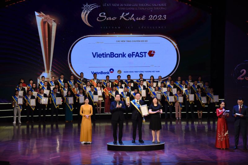 Giải thưởng Sao Khuê 2023 là minh chứng cho sự nỗ lực không ngừng nghỉ của VietinBank