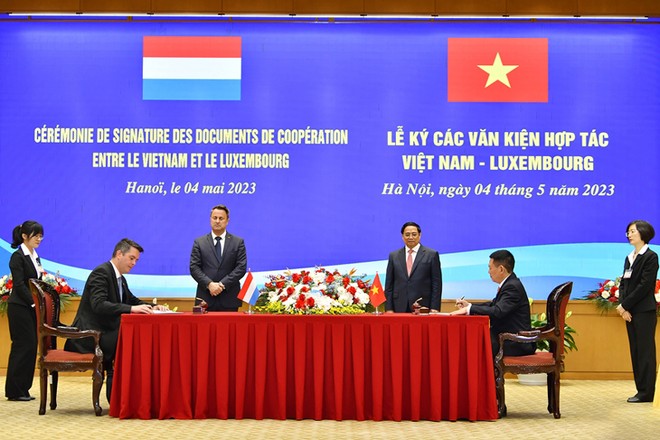 Lễ ký văn kiện hợp tác giữa Việt Nam và Luxembourg