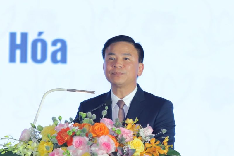 Ông Đỗ Trọng Hưng, Bí thư Tỉnh uỷ Thanh Hoá phát biểu khai mạc hội nghị
