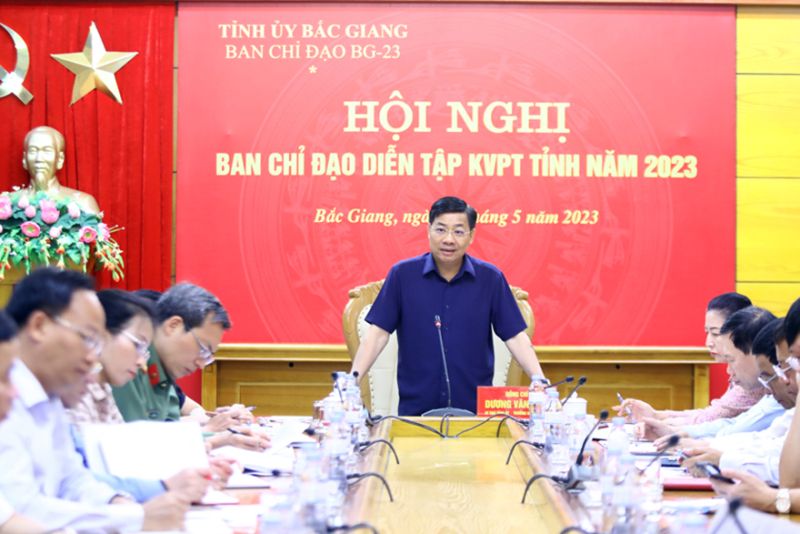 Bắc Giang tập trung chuẩn bị tốt các điều kiện phục vụ diễn tập khu vực phòng thủ