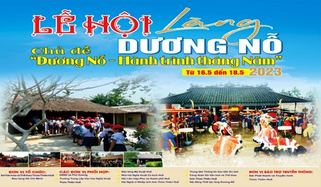 Thừa Thiên Huế: Tổ chức Lễ hội “Dương Nỗ - Hành trình tháng 5”