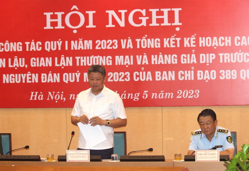 Phó Chủ tịch UBND, Trưởng Ban Chỉ đạo 389 Hà Nội, Nguyễn Mạnh Quyền chia sẻ: