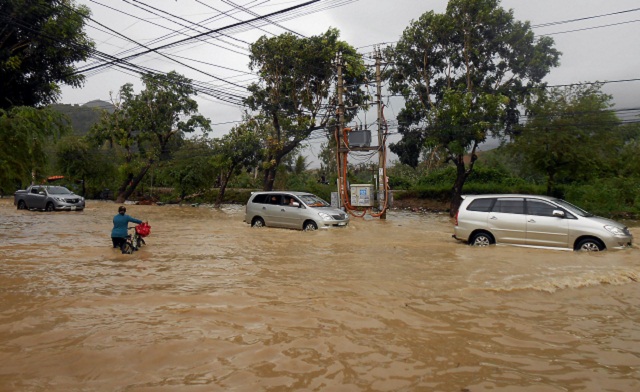 Dự &aacute;n sẽ g&oacute;p phần giảm thiểu t&igrave;nh trạng ngập lụt ở TP Quy Nhơn. Ảnh: VH