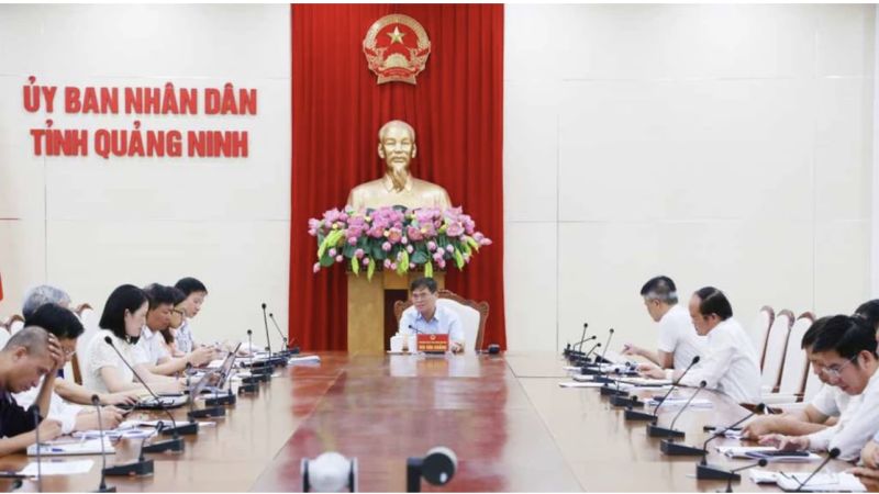 Tỉnh Quảng Ninh bàn triển khai thí điểm Đề án mô hình kinh tế ban đêm trên địa bàn tỉnh Quảng Ninh theo ý kiến của các bộ. Ảnh: Cổng TTĐT tỉnh Quảng Ninh