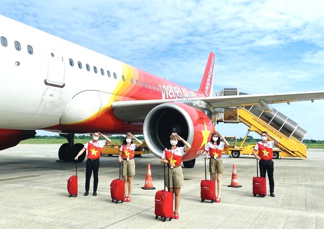 Vietjet tặng 1 năm bay miễn phí cho đội tuyển bóng đá nữ Việt Nam