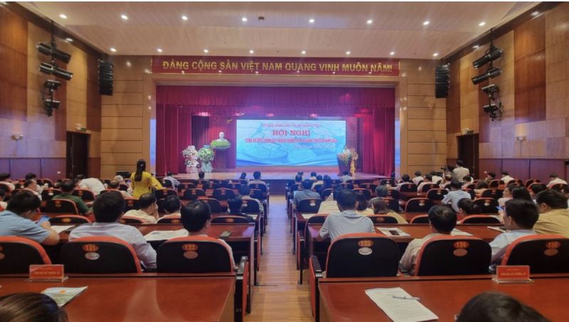 Thị xã Quảng Yên công bố điều chỉnh quy hoạch đến năm 2040. Ảnh Vĩnh Quân