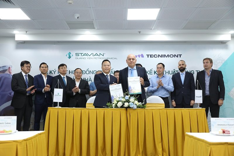 Ký kết hợp đồng tư vấn lập thiết kế kỹ thuật tổng thể (FEED) cho Dự án Nhà máy Hóa dầu Stavian Quảng Yên