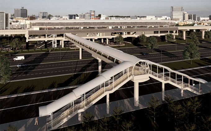 Xây dựng 9 cầu đi bộ kết nối ga metro Bến Thành - Suối Tiên