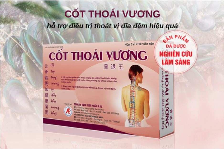 Cốt Thoái Vương dùng cho người bị thoát vị đĩa đệm