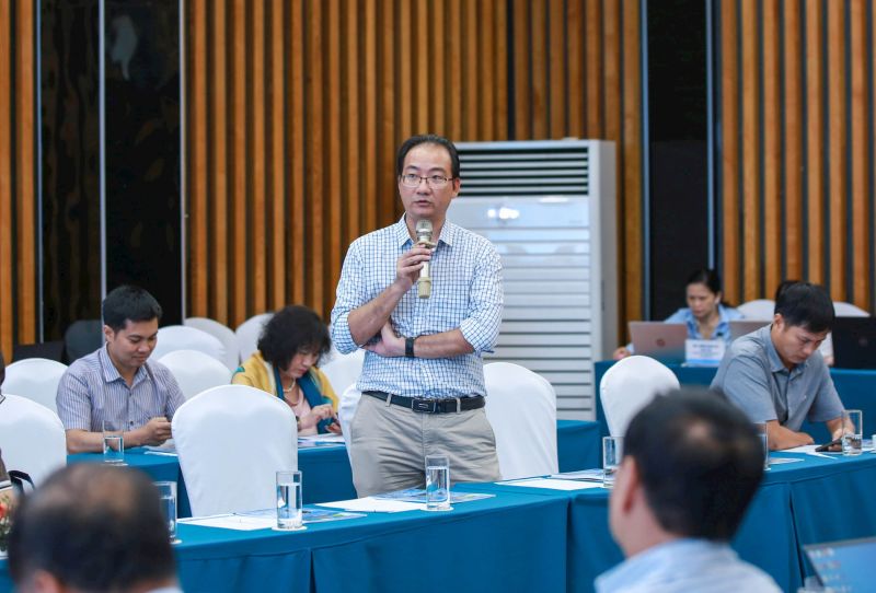 Ông Nguyễn Anh Dũng, chuyên gia năng lượng cao cấp - Chương trình hỗ trợ năng lượng GIZ chia sẻ tại Diễn đàn