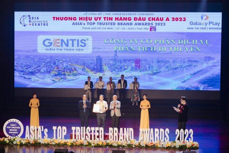 GENTIS vinh dự nhận danh hiệu Top 10 Thương hiệu uy tín hàng đầu châu Á 2023