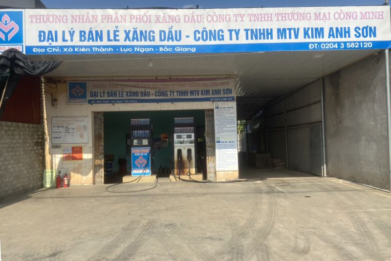 Cửa hàng xăng dầu của Công ty TNHH Một thành viên Kim Anh Sơn