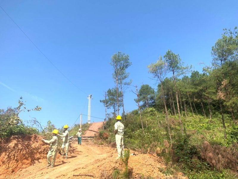 Đơn vị thi công triển khai Dự án 2081 trên địa bàn huyện Lộc Bình