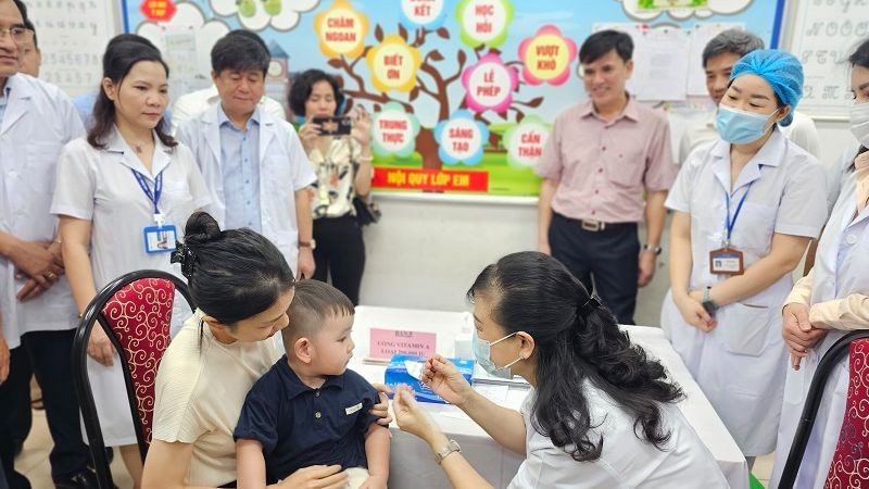 Hà Nội: Gần 400.000 trẻ em được bổ sung vitamin A